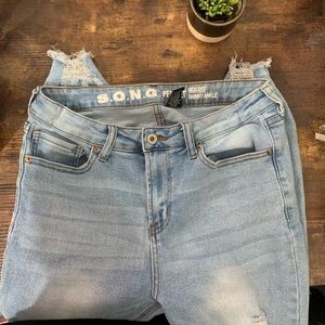 light washed jeans